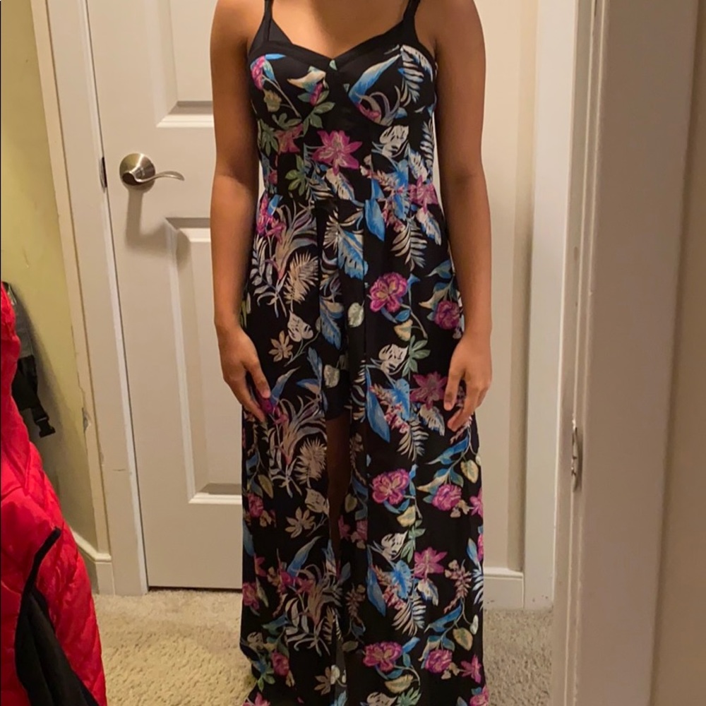 Floral romper dress